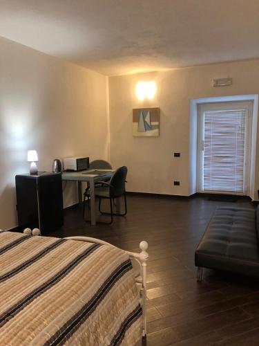 Ένα ή περισσότερα κρεβάτια σε δωμάτιο στο Agriturismo Lucchetti Ferrari