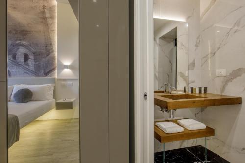 Koupelna v ubytování Hotel Regno