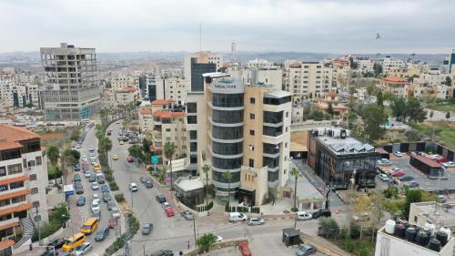 Vista general de Ramallah o vista desde el hotel