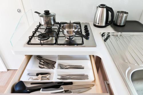 Cucina o angolo cottura di New Campsite in Cesenatico Camping Village