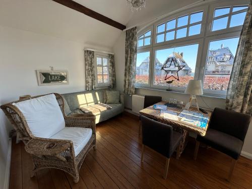 Et opholdsområde på Villa Pension Strandhaus - adults only