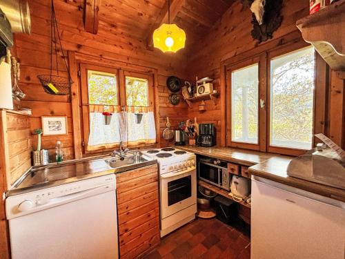 Kuchyň nebo kuchyňský kout v ubytování Holiday Home Ferienhaus Giselbrecht by Interhome