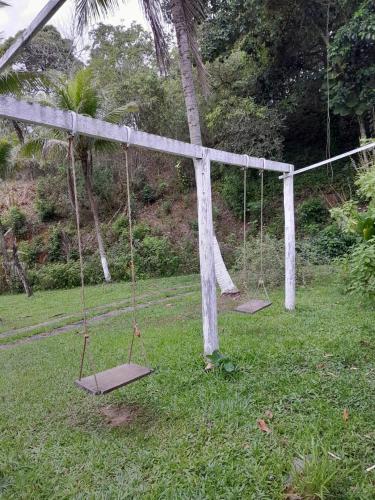 Taman di luar Rancho Leguian Seu refúgio na natureza Cachoeiras de Macacu