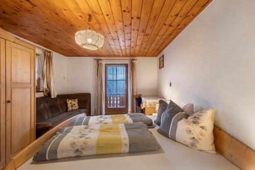 Katil atau katil-katil dalam bilik di Oberhof Bauernhaus