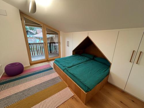 Katil atau katil-katil dalam bilik di Apartment Virgo7 - stylisch, neuerbaut und topausgestattet