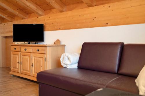 Oberhof Apt Panoramaにあるテレビまたはエンターテインメントセンター