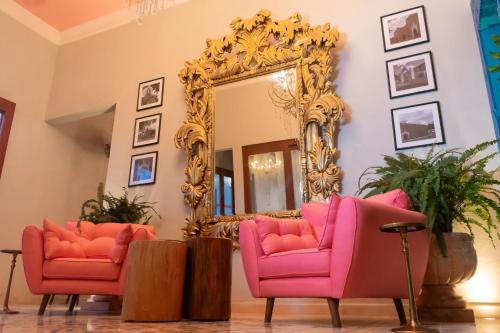 Posezení v ubytování Hostal Poquito a Poquito