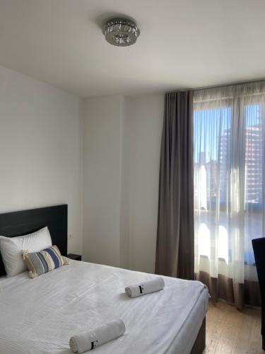 Un ou plusieurs lits dans un hébergement de l'établissement ForS Belgrade Waterfront