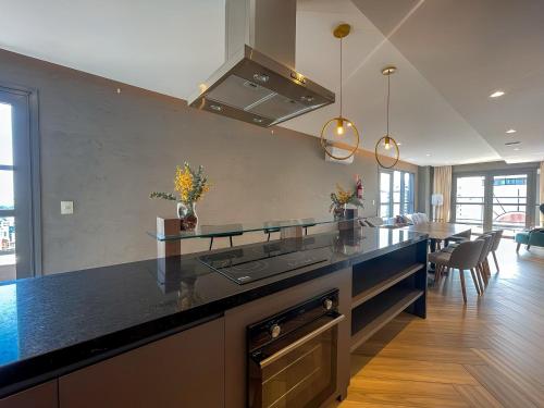 Dapur atau dapur kecil di ParkSide Jardim Paulista