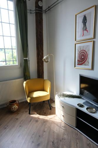 Posezení v ubytování A part alatt Apartman