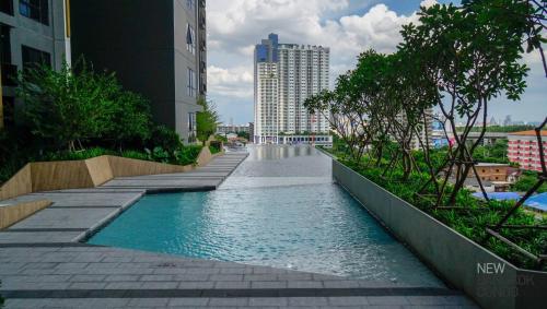 Πισίνα στο ή κοντά στο Sky & River side view bts condo