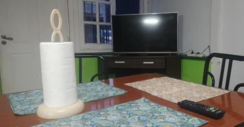Μια τηλεόραση ή/και κέντρο ψυχαγωγίας στο Hospedaje Michay