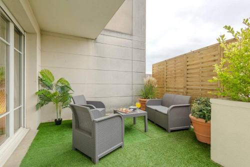 Agapé by Kleidos -Disney à 10min, T2 , 4P, Parking gratuit et terrasse