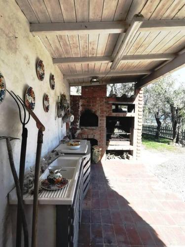 Dapur atau dapur kecil di Podere San Martino
