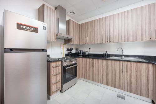 Eldhús eða eldhúskrókur á StayShort - Exceptional 1bedroom apartment in the heart of Downtown