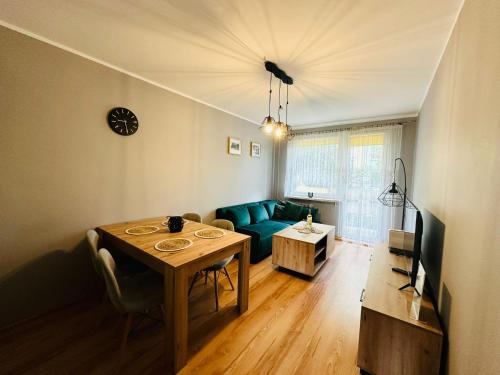 Ruang duduk di Apartament pod Zamkiem Książ
