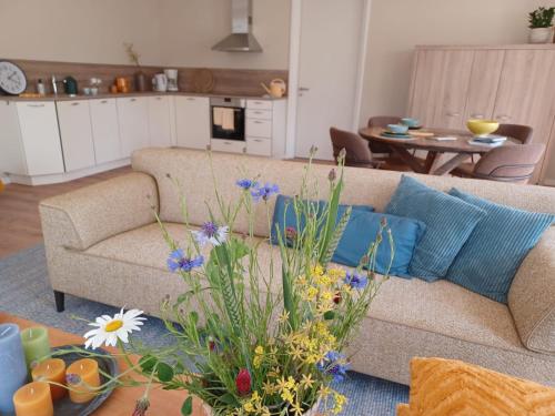 Kuchyň nebo kuchyňský kout v ubytování B&B De Korenbloem