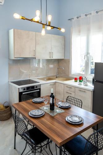 Kuchyň nebo kuchyňský kout v ubytování ADK Maison