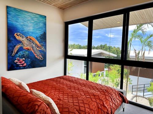 Horizon Suite at Solindo Staysにあるベッド