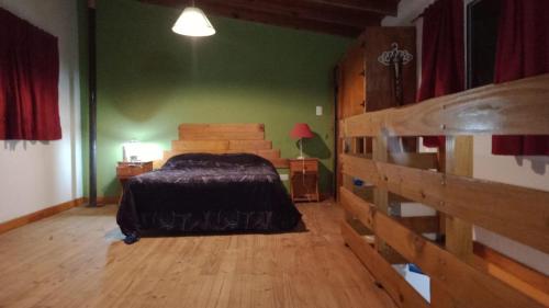 Ένα ή περισσότερα κρεβάτια σε δωμάτιο στο Casa Chapadmalal