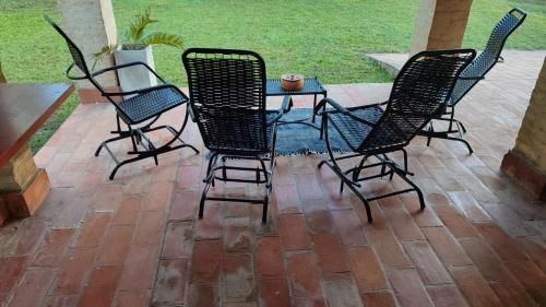 Ein Patio oder anderer Außenbereich in der Unterkunft Casa Quinta en Pilar, Ñeembucú