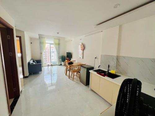 Dapur atau dapur kecil di Apartment 2BR 2WC Hacom Phan Rang
