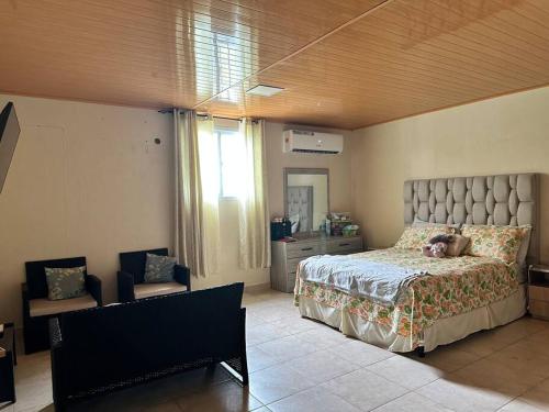 Postel nebo postele na pokoji v ubytování Residencia en Tablas Abajo