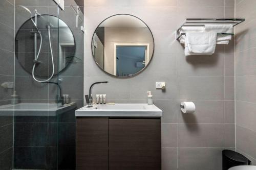 Koupelna v ubytování Lovely 3 Bedroom Home In Ainslie ACT