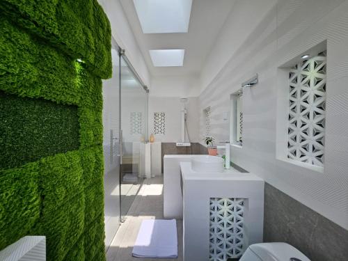 Bilik mandi di Hotel San Jeronimo Armenia