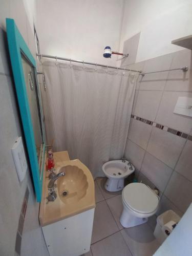 Koupelna v ubytování Dpto EL QUINCHO