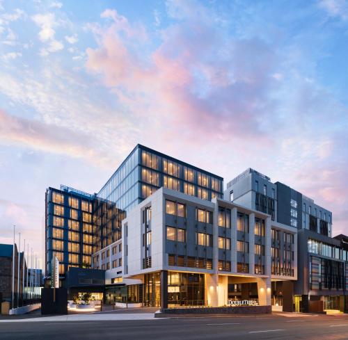 a rendering of a large office building at DoubleTree by Hilton Hobart in Hobart