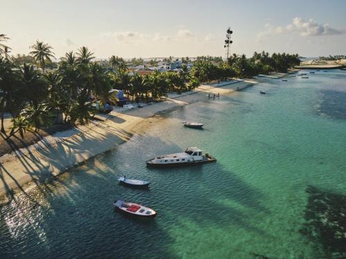 Landskap semula jadi dekat dengan resort
