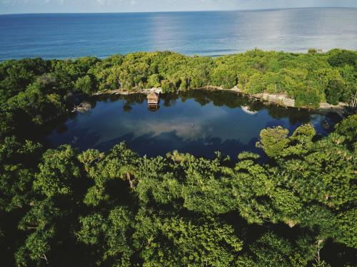 Landskap semula jadi dekat dengan resort