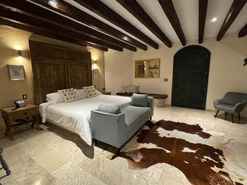 Postel nebo postele na pokoji v ubytování Porta Paradiso ValQuirico, Albergo Boutique