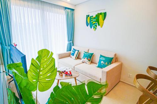 Posezení v ubytování Dứa's House - The Sóng Vũng Tàu, Sky Pool & Gym