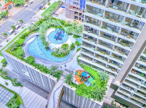 Zahrada ubytování Dứa's House - The Sóng Vũng Tàu, Sky Pool & Gym