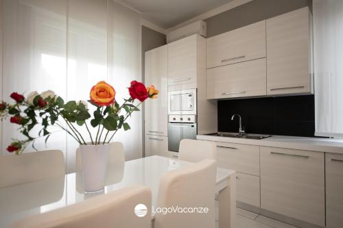 Dapur atau dapur kecil di Villa Lucia