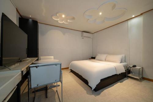 Cama o camas de una habitación en Hotel Star
