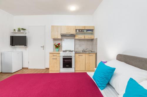 Η κουζίνα ή μικρή κουζίνα στο Apartment Lucano 2365