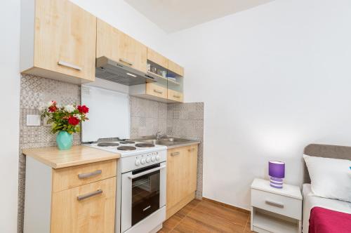 Η κουζίνα ή μικρή κουζίνα στο Apartment Lucano 2365
