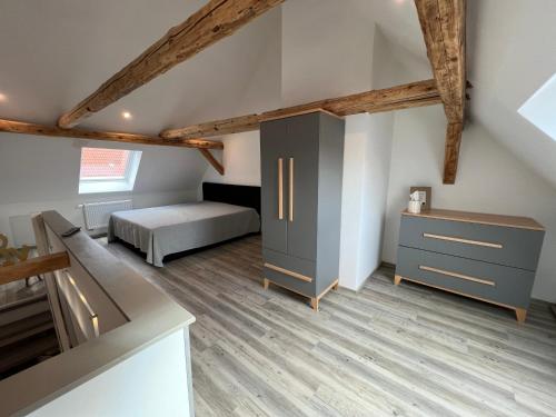 Postel nebo postele na pokoji v ubytování Charming Retreats Hasselfelde