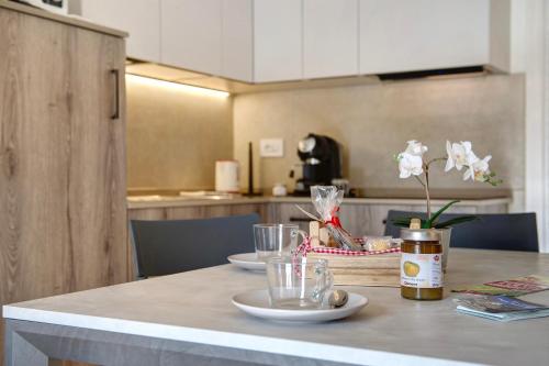 Η κουζίνα ή μικρή κουζίνα στο Agriturismo La Grange