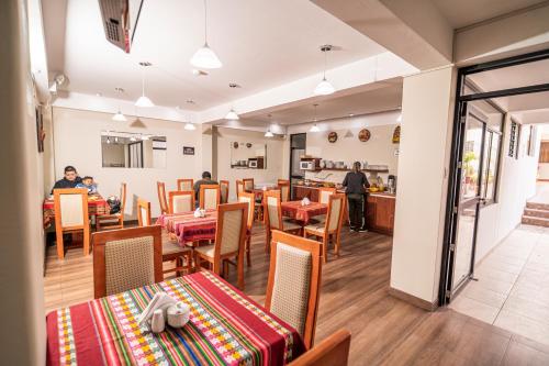 Posezení v ubytování Inkas Peru Hostal