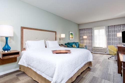 Hampton Inn Macon - I-475にあるベッド