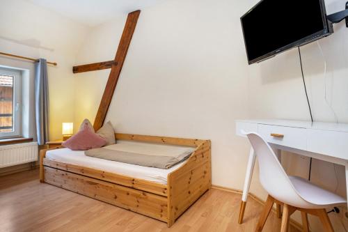 Cama o camas de una habitación en Schnyder Ranch