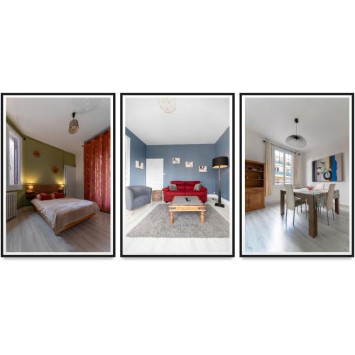 Le Louis B - Appartement calme et lumineux proche Thermes