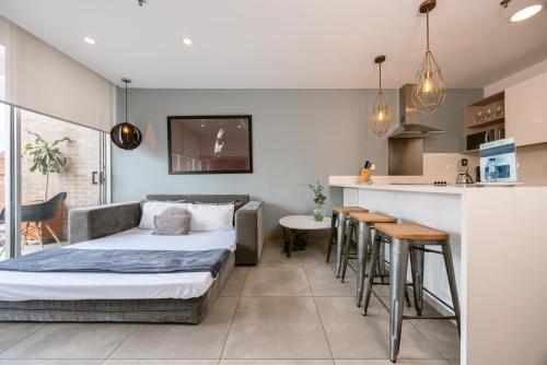 Dapur atau dapur kecil di Soul Lifestyle Hotel