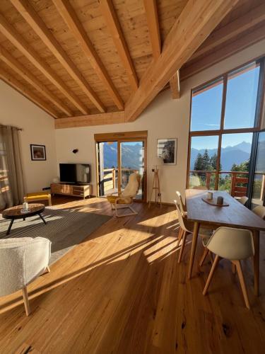 Photo de la galerie de l'établissement COMBLOUX, VUE IMPRENABLE, au PIED DES PISTES, à Combloux