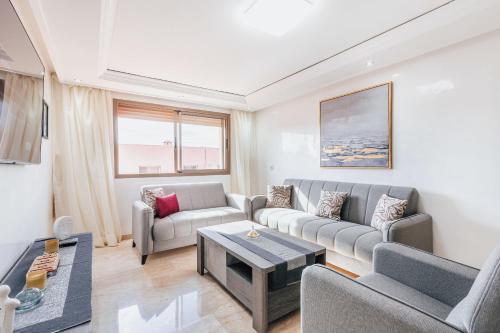 Posezení v ubytování Migdal Gueliz Apart Hôtel