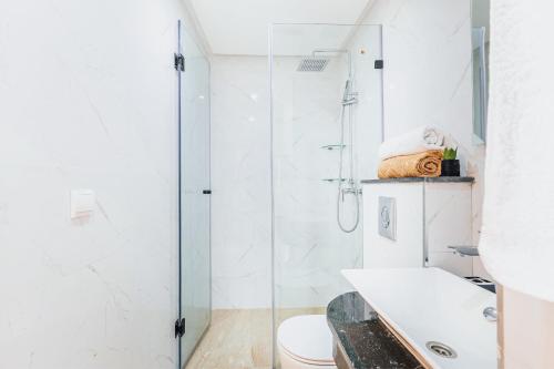 Koupelna v ubytování Migdal Gueliz Apart Hôtel